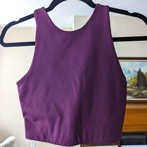 Girlfriend Collective Dylan Bra in Plum